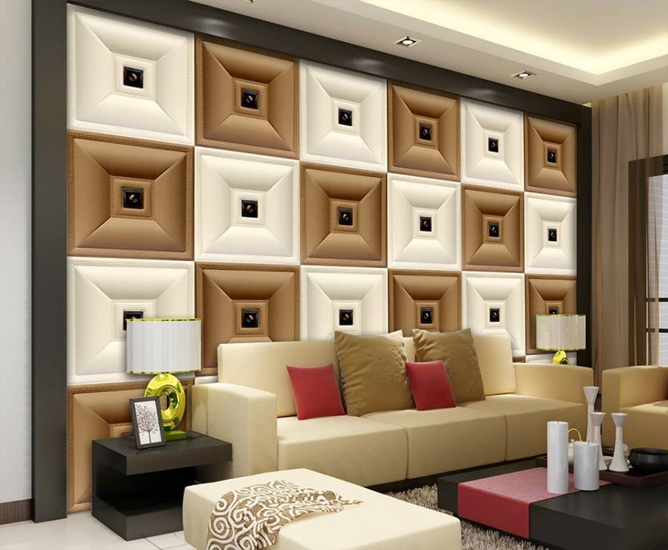3D Leather Wall Panels
