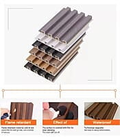WPC Painted Louvers Panel SBWPCPLP07