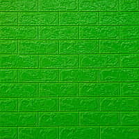 Copy of 3D Brick Self Adhesive Wall Stickers (Green)