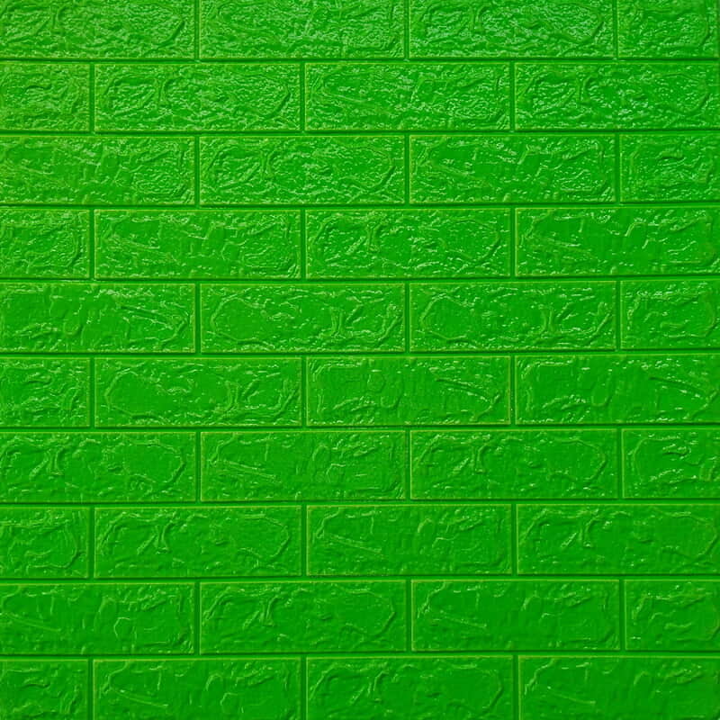 Copy of 3D Brick Self Adhesive Wall Stickers (Green)