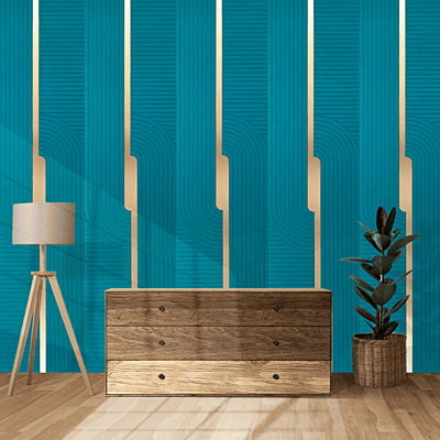 Sehrawat Brothers Cyan Modern Gravita Panel SBMGP20 - Elegant | My Wall Panels