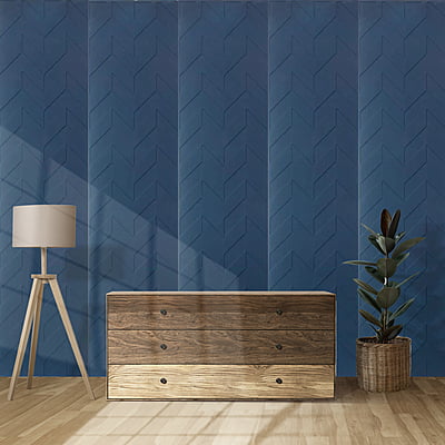 Sehrawat Brothers Blue Modern Gravita Panel SBMGP13 | My Wall Panels