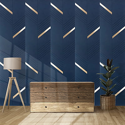 Sehrawat Brothers Blue Modern Gravita Panel SBMGP24 - Elegant | My Wall Panels