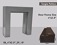 WPC Door Frame 4" X 2.5" WPC Door Frame 4" X 2.5"